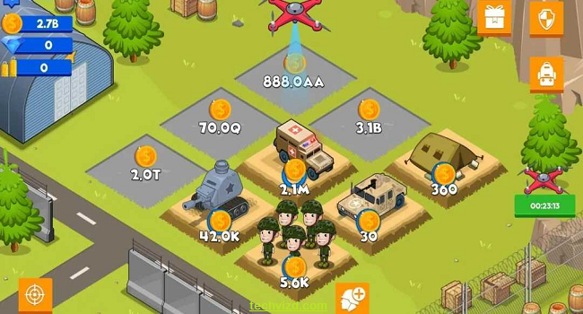 Idle Army Base MOD APK